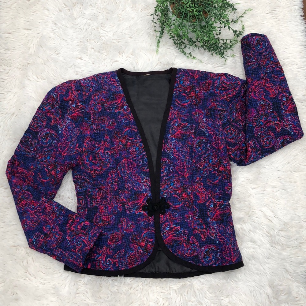 Vintage quilted blazer